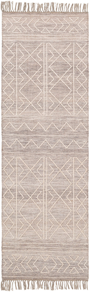 Cheyenne CHY-2305 Global Wool, Polyester Rug CHY2305-268 Dark Brown, Khaki, White 60% Wool, 40% Polyester 2'6" x 8'