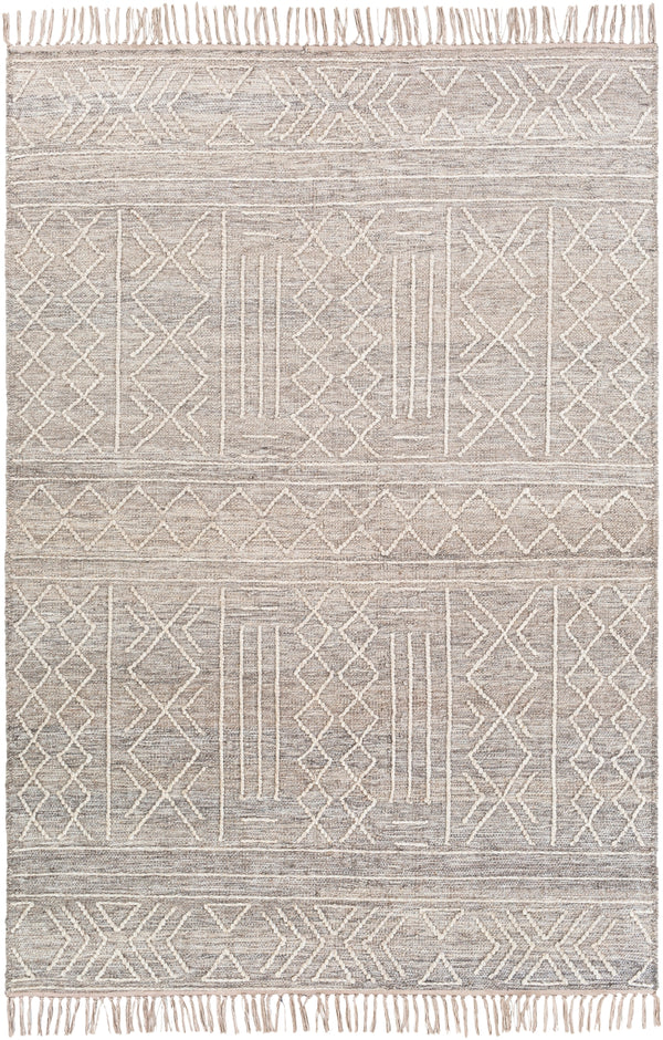 Cheyenne CHY-2305 Global Wool, Polyester Rug CHY2305-810 Dark Brown, Khaki, White 60% Wool, 40% Polyester 8' x 10'