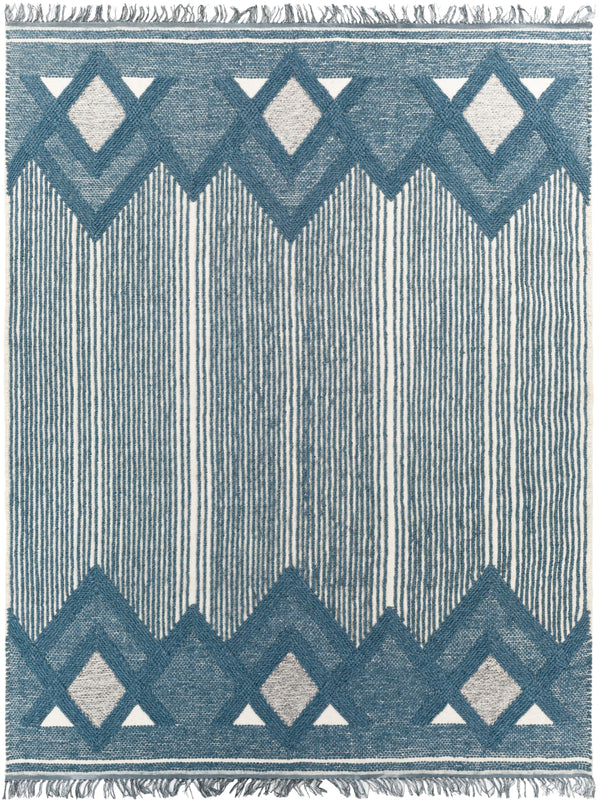 Cheyenne CHY-2310 Global Wool, Polyester Rug CHY2310-810 Denim, Khaki, Medium Gray, Ivory 60% Wool, 40% Polyester 8' x 10'
