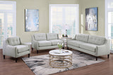 Porter Designs Mellon Tufted Modern Loveseat Cream 01-207C-02-1651