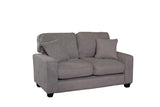 Harper Microfiber Modern Loveseat