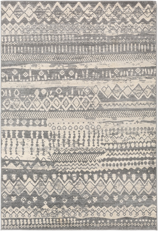 City CIT-2362 Global Polypropylene Rug CIT2362-710103 Taupe, Light Gray, Beige 100% Polypropylene 7'10" x 10'3"