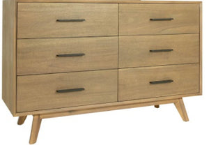 VIG Furniture Modrest Claire - Contemporary Natural Light Mocha Acacia Dresser VGWDWIN-DR06-DRS