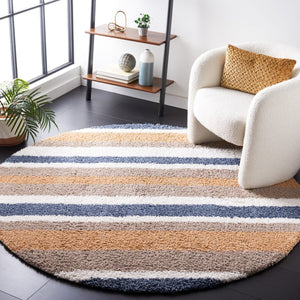Calico Shag Rug - Luxurious Power Loomed Polyester Design from Turkey, Ideal for Cozy Spaces
