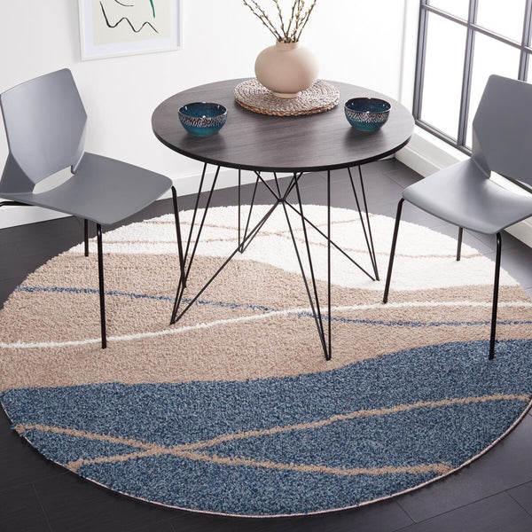Calico Shag & Flokati Rug - Luxurious Power Loomed Polyester for Cozy Living Spaces, 40mm Pile