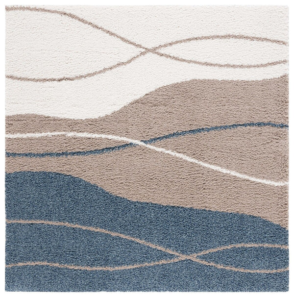Calico Shag & Flokati Rug - Luxurious Power Loomed Polyester for Cozy Living Spaces, 40mm Pile