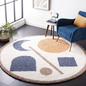 Calico Shag & Flokati Area Rug - Power Loomed, Luxurious Polyester, Soft Pile Height for Cozy Spaces