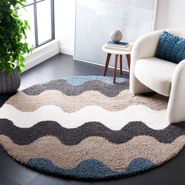 Calico Shag & Flokati Power Loomed Rug – Luxurious 40mm Pile Height, Soft Polyester, Turkish Craftsmanship