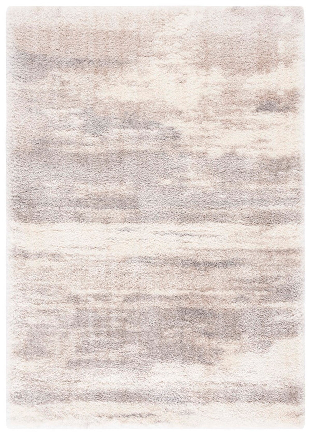 Safavieh Cloud Shag 108 Shag Power Loomed Rug Ivory / Grey CLD108A-9