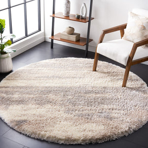 Safavieh Cloud Shag 108 Shag Power Loomed Rug Ivory / Grey CLD108A-9