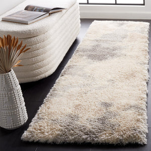 Safavieh Cloud Shag 109 Shag Power Loomed Rug Ivory / Grey CLD109A-9