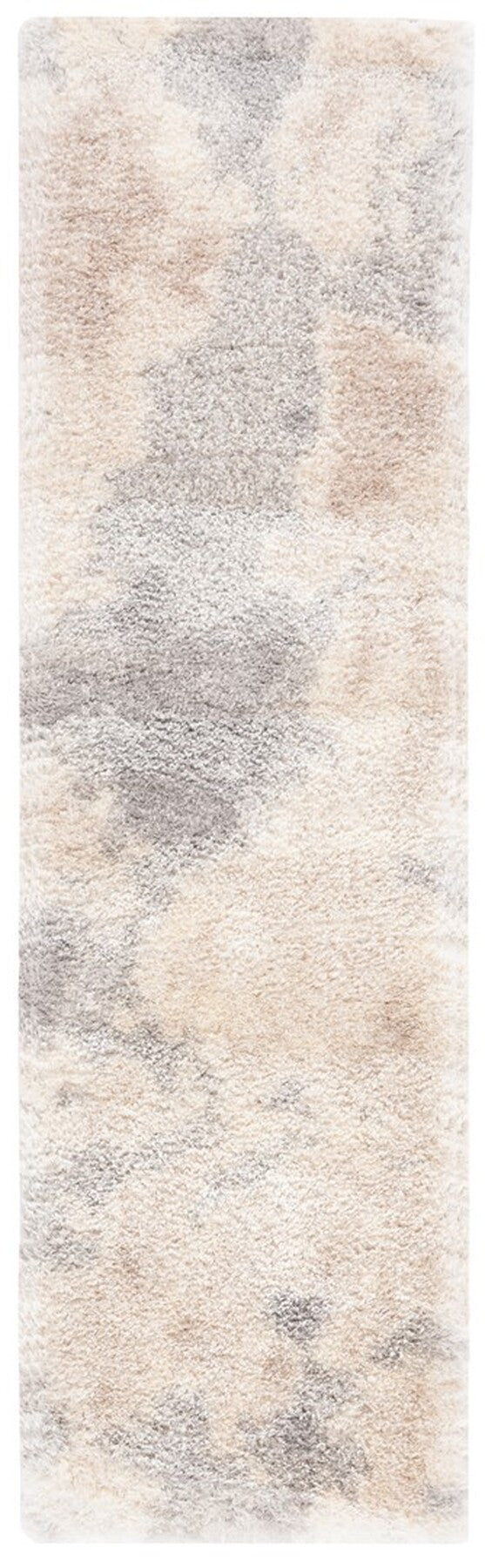 Safavieh Cloud Shag 109 Shag Power Loomed Rug Ivory / Grey CLD109A-9