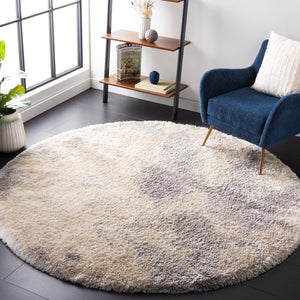 Safavieh Cloud Shag 109 Shag Power Loomed Rug Ivory / Grey CLD109A-9