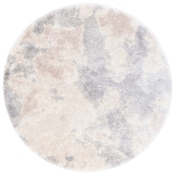 Safavieh Cloud Shag 109 Shag Power Loomed Rug Ivory / Grey CLD109A-9