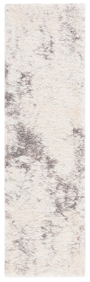 Safavieh Cloud Shag 110 Shag Power Loomed Rug Ivory / Grey CLD110A-9