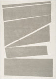 Nourison Modern Edge MDE02 Modern & Contemporary Handmade Hand Tufted Indoor only Area Rug Grey 7'9" x 9'9" 99446012432