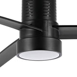 Safavieh Dylas, Led Light, 52 Inch, Black, Iron Ceiling Fan – Black Iron Blades Black  CLF1028A