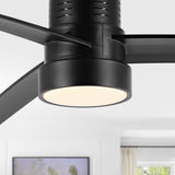 Safavieh Dylas, Led Light, 52 Inch, Black, Iron Ceiling Fan – Black Iron Blades Black  CLF1028A