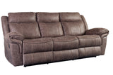 Porter Designs Carrizo Transitional Reclining Sofa Brown 03-180C-01-7621