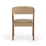 VIG Furniture Modrest Clive Modern Taupe & Walnut Dining Chair VGCSCH-1560