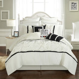 Ashville White King 16pc Comforter Set