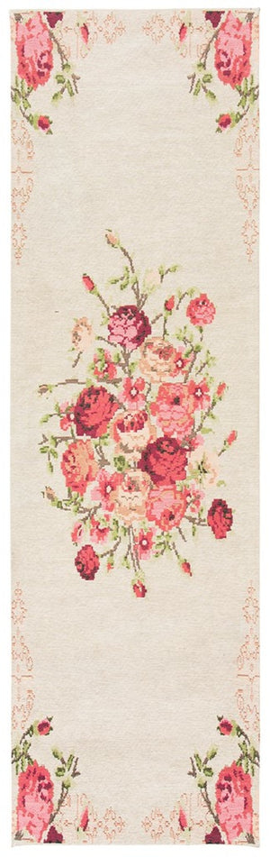 Safavieh Classic Vintage 115 Power Loomed Polyester Country & Floral Rug CLV115B-9
