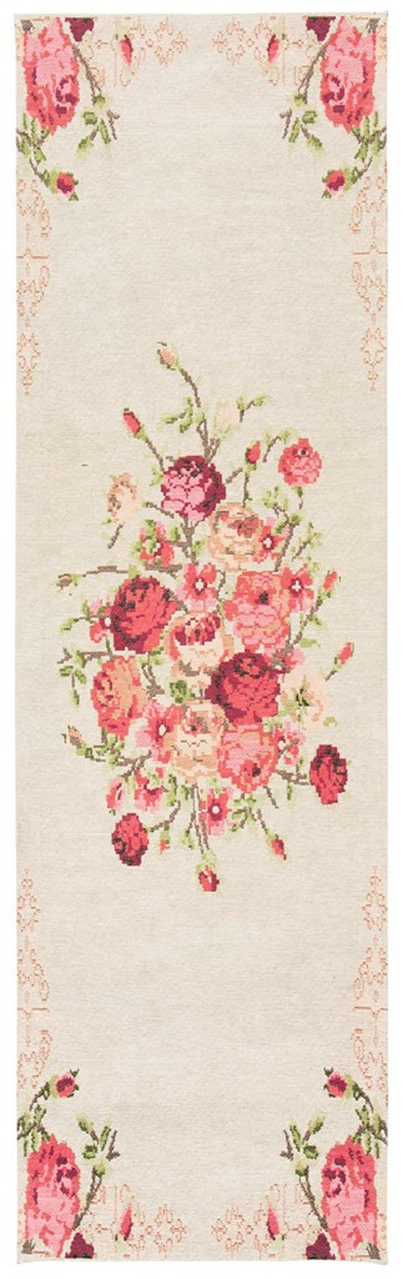 Safavieh Classic Vintage 115 Power Loomed Polyester Country & Floral Rug CLV115B-9