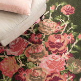 Safavieh Classic Vintage 115 Power Loomed Polyester Country & Floral Rug CLV115Z-9