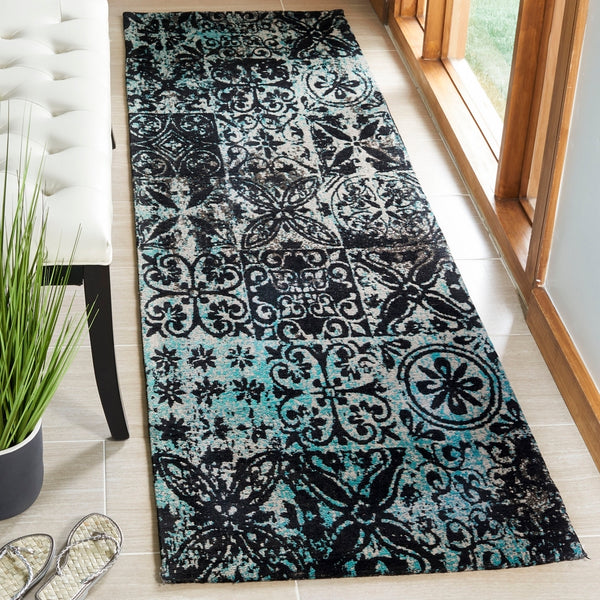Safavieh Classic Vintage 221 Power Loomed 80% Polyester/20% Cotton Rug CLV221A-3