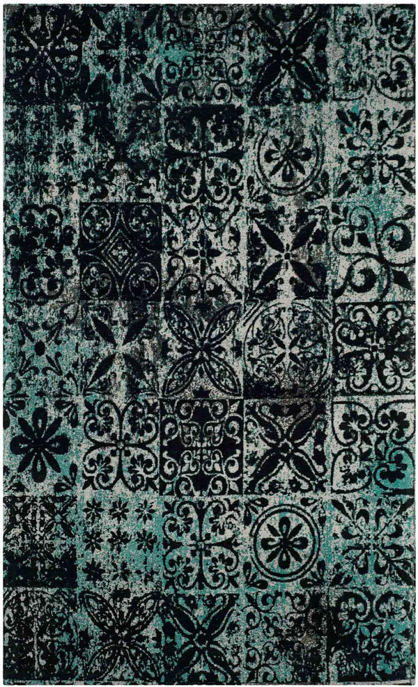 Safavieh Classic Vintage 221 Power Loomed 80% Polyester/20% Cotton Rug CLV221A-3
