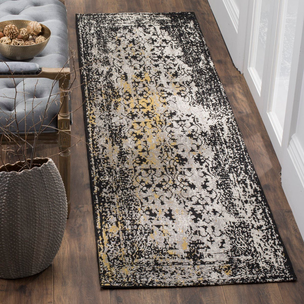Clv Vintage Collection Power Loomed Rug - 100% Organic Viscose, Classic Persian Design, Unique Charm