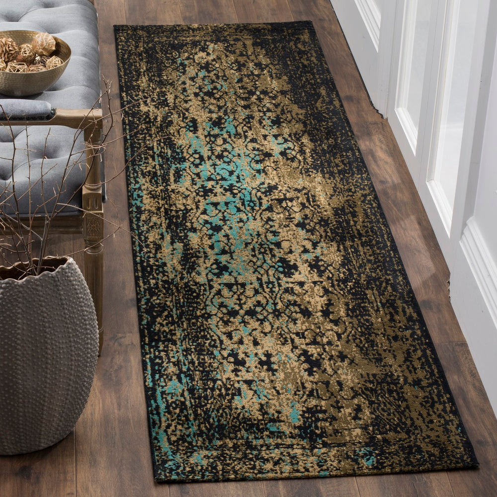 Clv Vintage Collection Power Loomed Rug - 100% Organic Viscose, Classic Persian Design, Unique Charm