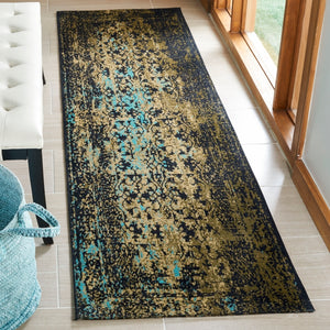 Safavieh Classic Vintage 223 Power Loomed 80% Polyester/20% Cotton Contemporary Rug CLV223B-3