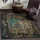 Safavieh Classic Vintage 223 Power Loomed 80% Polyester/20% Cotton Contemporary Rug CLV223B-3