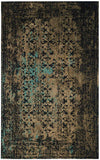 Classic Vintage 223 Power Loomed 80% Polyester/20% Cotton Contemporary Rug