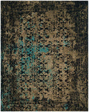 Safavieh Classic Vintage 223 Power Loomed 80% Polyester/20% Cotton Contemporary Rug CLV223B-3