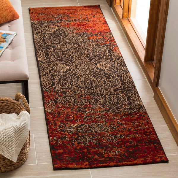 Safavieh Classic Vintage 224 Power Loomed 80% Polyester/20% Cotton Contemporary Rug CLV224A-3