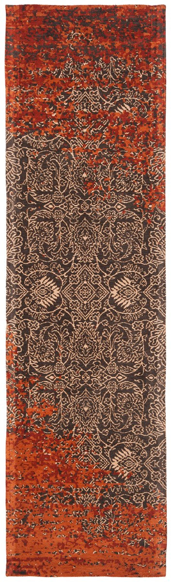 Clv Vintage Collection Power Loomed Rug - Elegant Organic Visco Yarn with Classic Persian Design