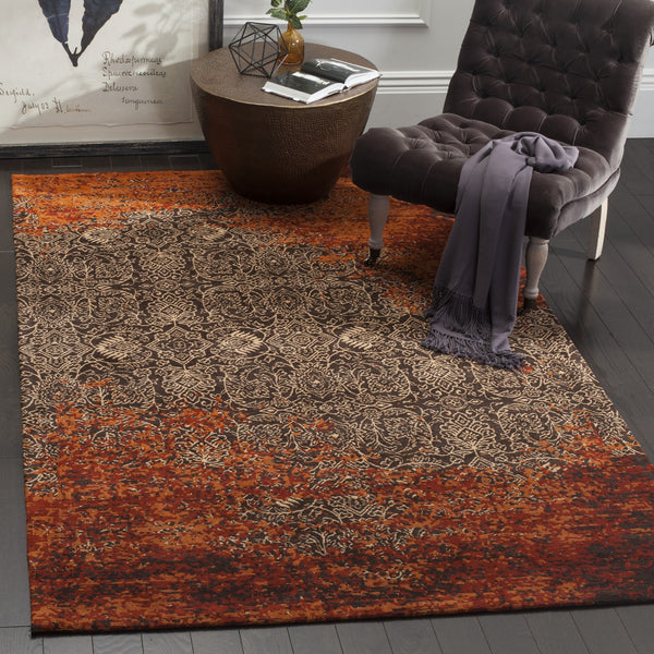Safavieh Classic Vintage 224 Power Loomed 80% Polyester/20% Cotton Contemporary Rug CLV224A-3