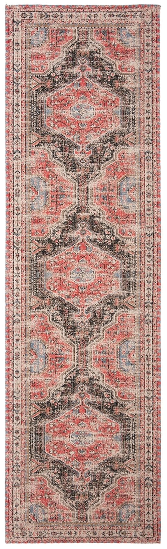 Classic Vintage 308 Durable 100% Polyester Power Loomed Rug – Stylish Addition to Any Space