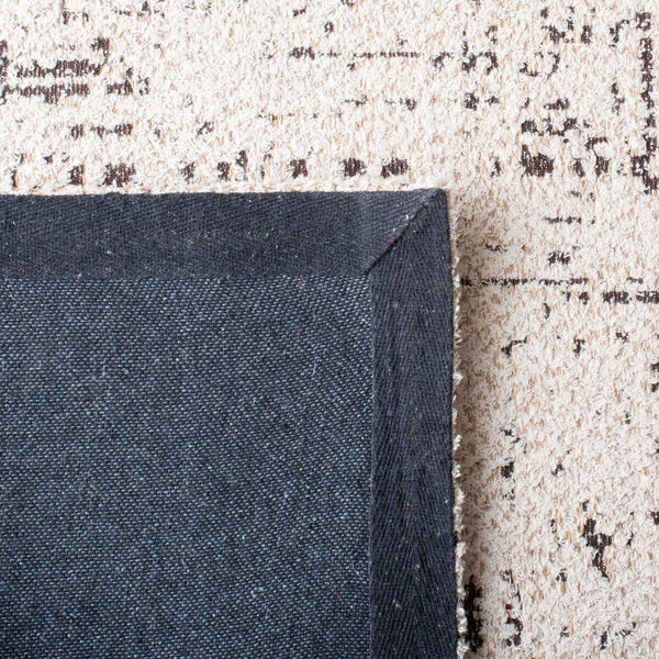 Classic Vintage 904  Hand Woven 60% Cotton, 35% Jute, 5% Polyester Rug Natural / Ivory