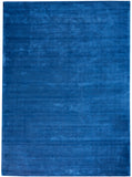 Nourison Calvin Klein Home Lunar LUN1 Handmade Woven Indoor only Area Rug Klein Blue 9'6" x 13' 99446108609