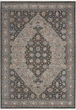 Nourison Starry Nights STN11 Persian Machine Made Loom-woven Indoor Area Rug Grey/Blue 9'10" x 12'6" 99446797469