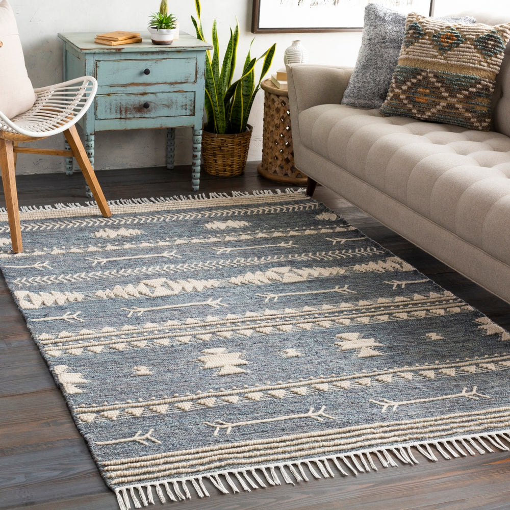 Cheyenne Naturals CNA-2301 Global Jute, Wool, Polyester Rug CNA2301-810 Aqua, Camel, Charcoal, Cream 60% Jute, 30% Wool, 10% Polyester 8' x 10'