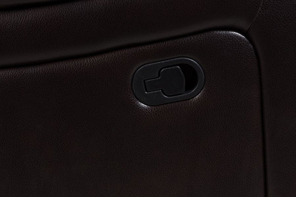 Porter Designs Ramsey Leather-Look Sectional Transitional Reclining Sectional Brown 03-112C-43-6053-KIT