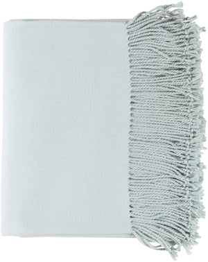 Chantel CNL-1001 Cottage Silk, Polyester, Cashmere Throws CNL1001-5060 Ice Blue 65% Silk, 25% Polyester, 10% Cashmere 50"W x 60"L