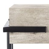 Safavieh Jett Console Table in Light Grey and Black CNS4201A 889048767591