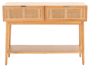 Safavieh Baisley 2 Drawer Rattan Console Table CNS5000A