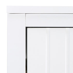 Tegan 2 Drawer Console Table White Wood CNS5001A