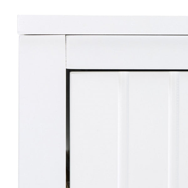 Tegan 2 Drawer Console Table White Wood CNS5001A
